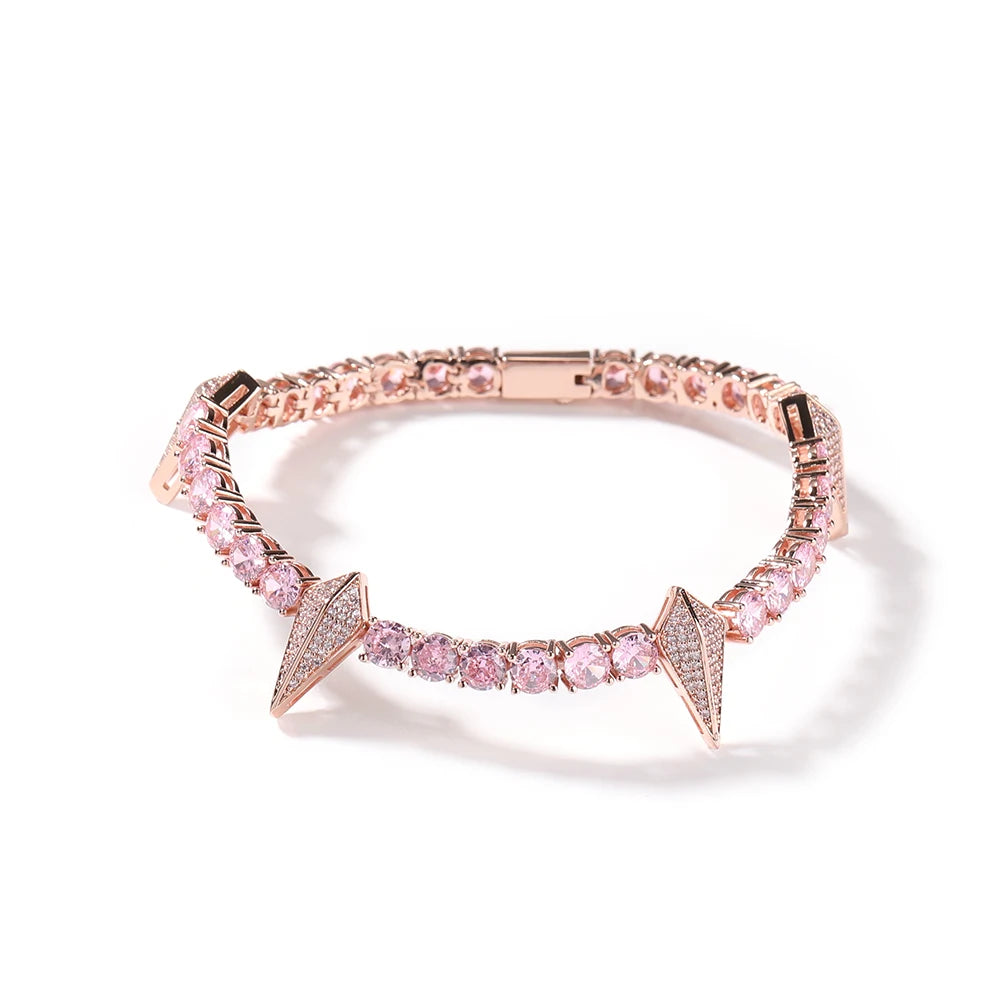 Black Panther Iced Out Tennis Bracelet | 5mm CZ Hip Hop Bracelet Jewelry - The Eezee Shop