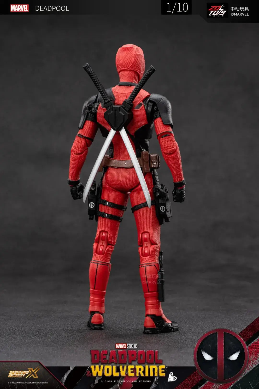Deadpool & Wolverine 1:10 Action Figure | Boxed Collectible Collectible Figures - The Eezee Shop
