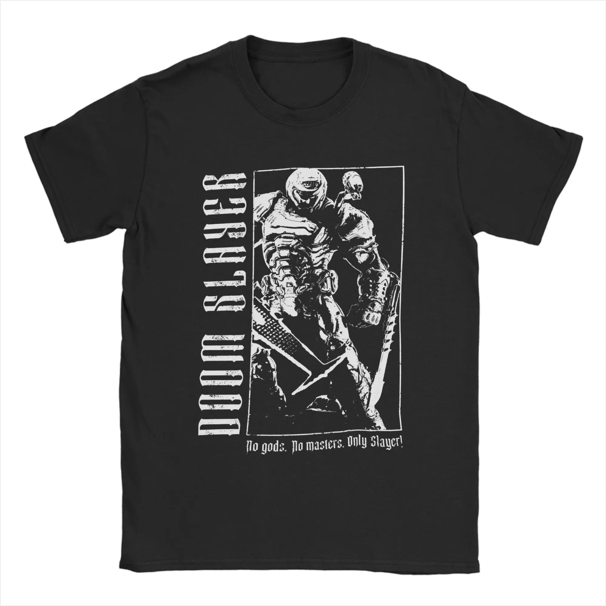 Doom Slayer Dark Ages Gamer T-Shirt | 100% Cotton Graphic Tee Graphic Tees - The Eezee Shop