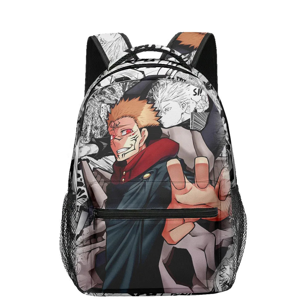 Jujutsu Kaisen Backpack 3-Piece Set | Bag, Pencil Case & Handbag Backpacks - The Eezee Shop
