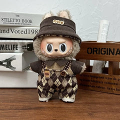 17cm Labubu Plush Toy, Multiple Styles Outfit Set