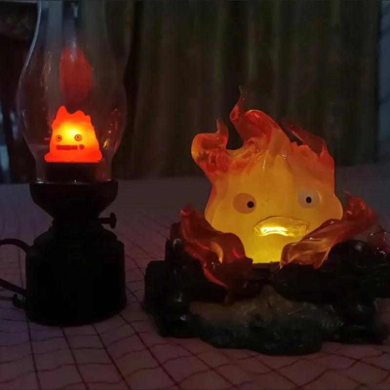 Calcifer Breathing Night Light | Fire Demon Desktop Lamp Lamps & Night Lights - The Eezee Shop