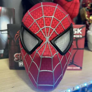 Miles Morales Light-Up Mask | Moving Eyes Ring Control 1:1 Cosplay Masks & Helmets - The Eezee Shop
