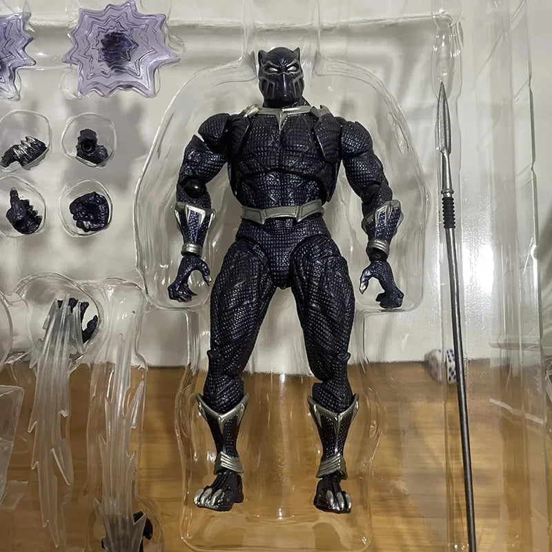 Black Panther Articulated Action Figure | King of Wakanda Collectible Figures - The Eezee Shop
