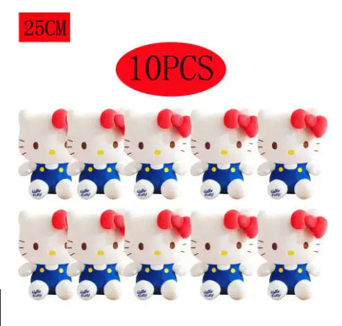 2026*Hello Kitty Anime Hello Kitty Stuffed Toys Plushier Soft Pillow Birthday Gifts For Girls Kawaii Hello Kitty Plush Dolls