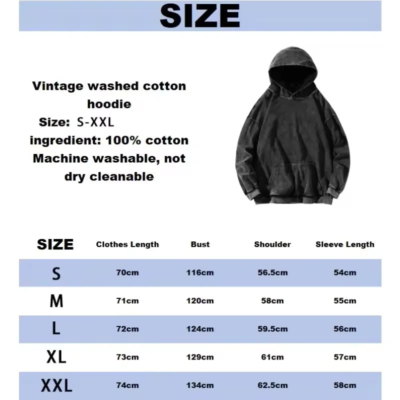 Ryomen Sukuna Washed Hoodie | Jujutsu Kaisen Oversized Pullover Hoodies & Sweatshirts - The Eezee Shop