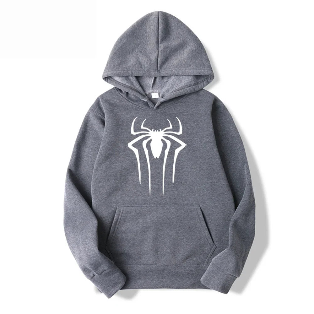 Spider Pattern Hoodie | Unisex Trendy Printed Pullover Hoodies & Sweatshirts - The Eezee Shop