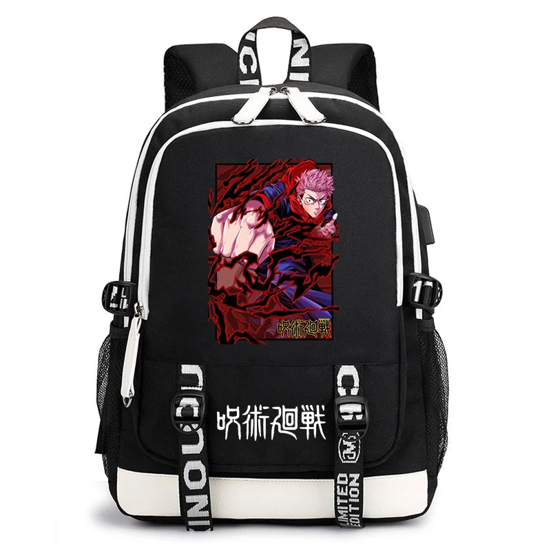Jujutsu Kaisen Student Backpack | Lightweight Anime Daypack Backpacks - The Eezee Shop