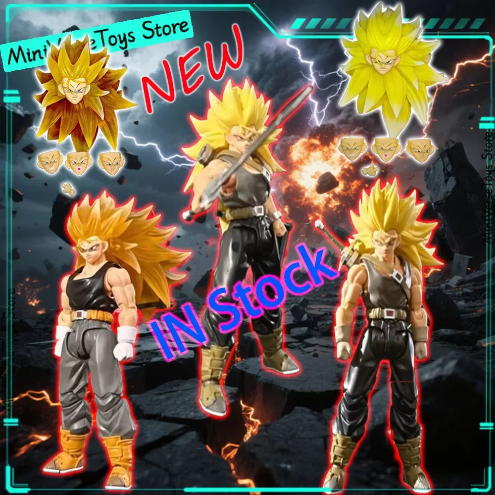 Super Saiyan 3 Trunks Articulated Figure | Dragon Ball Collectible Figures - The Eezee Shop