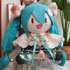 New Original Anime Sega Vocaloid Hatsune Miku Plush Toys Flower Miku Fufu 32\50cm Cartoon Collection Girl Boys Gifts Toys