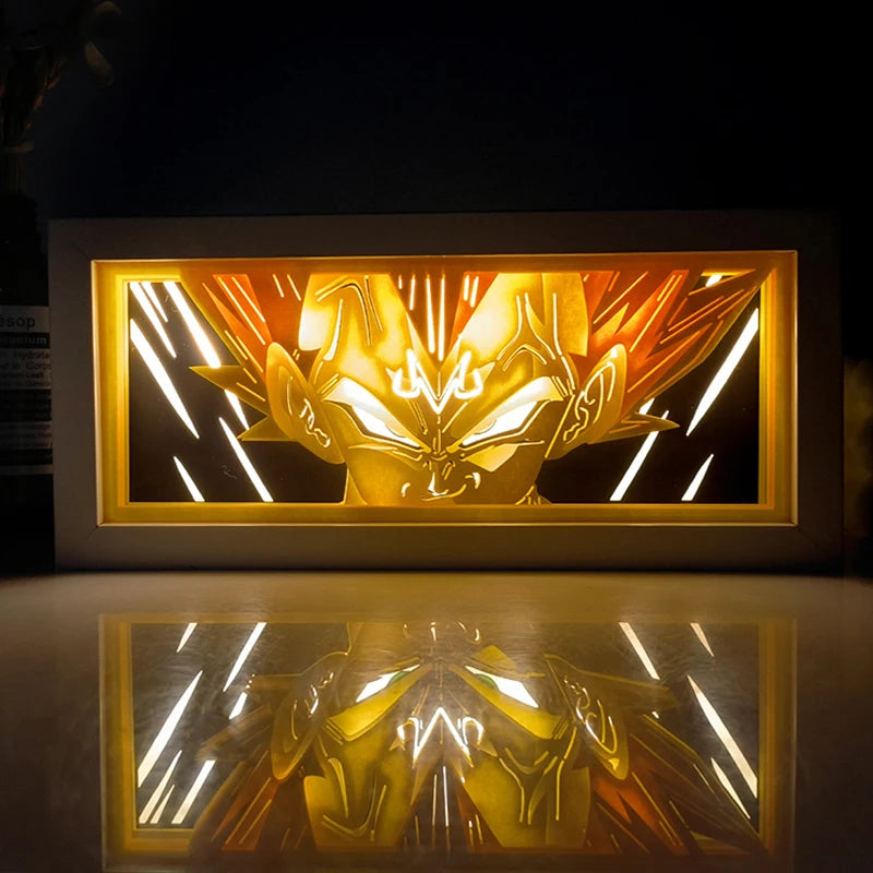 Anime Paper-Cut Light Box | Remote Control Color Night Light Lamps & Night Lights - The Eezee Shop