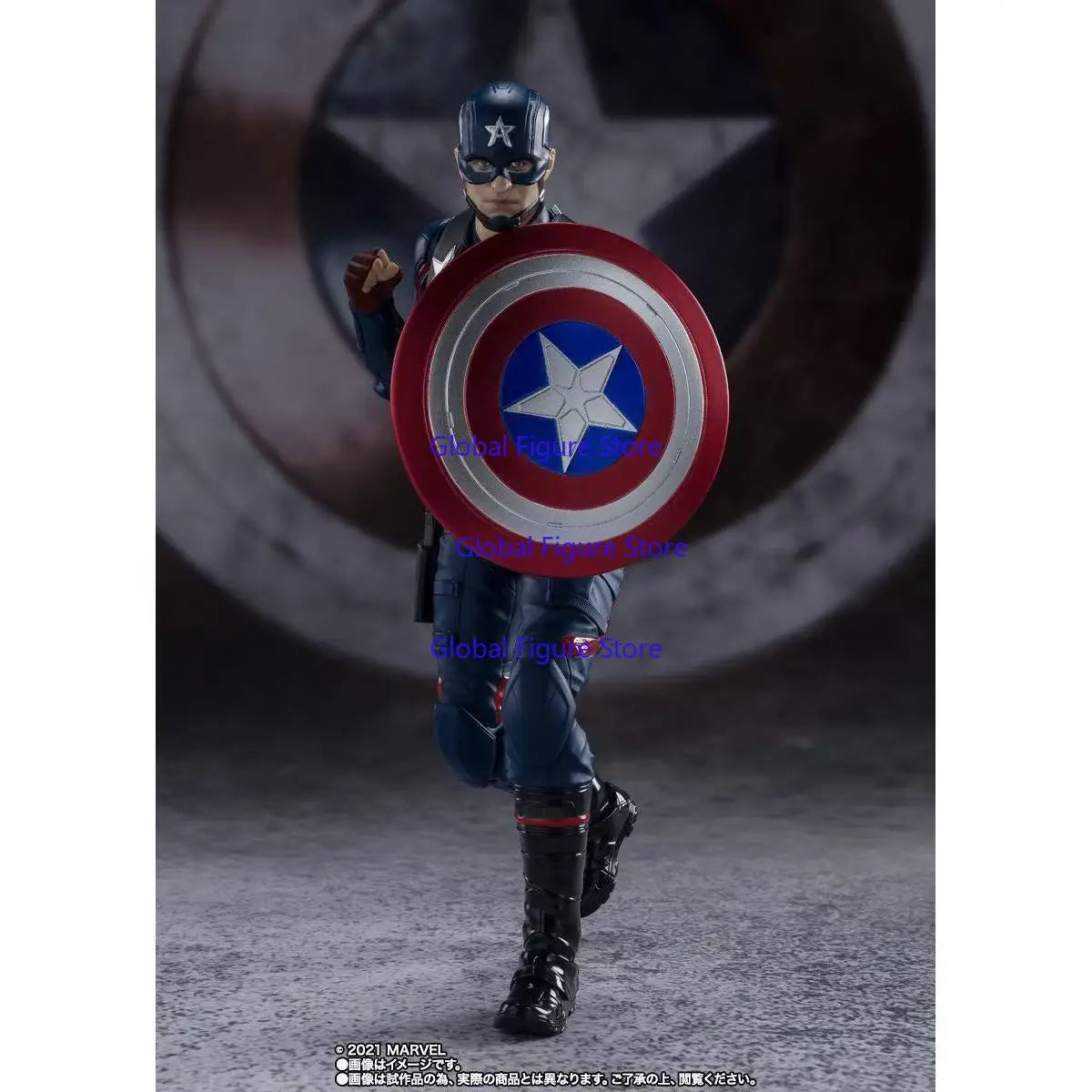 John Walker Captain America Figure | Articulated Collectible Collectible Figures - The Eezee Shop