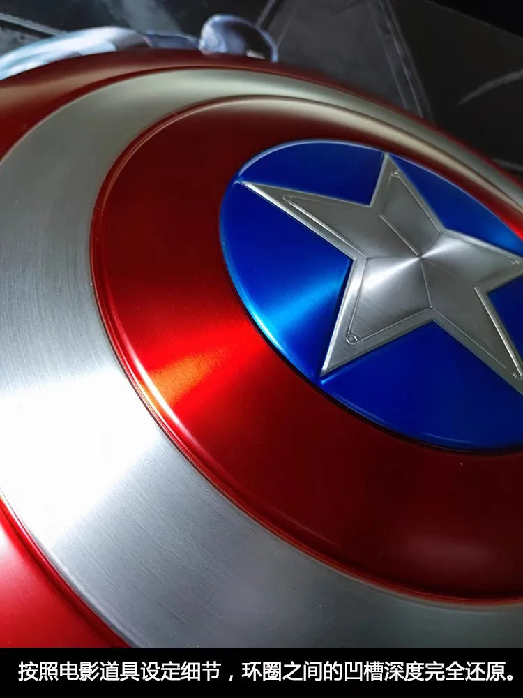 Captain America 60cm Metal Shield | Premium Cosplay Replica Cosplay Props - The Eezee Shop