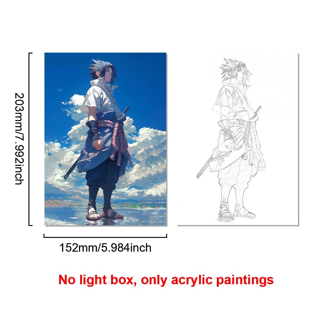 Naruto Light Painting LED Frame | Anime Night Light Wall Decor Lamps & Night Lights - The Eezee Shop