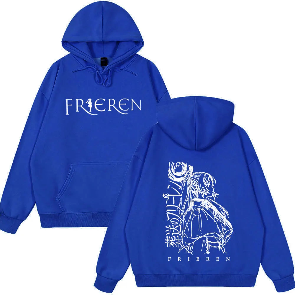 Frieren Anime Hoodie | Unisex Fleece Fantasy Sweatshirt Hoodies & Sweatshirts - The Eezee Shop