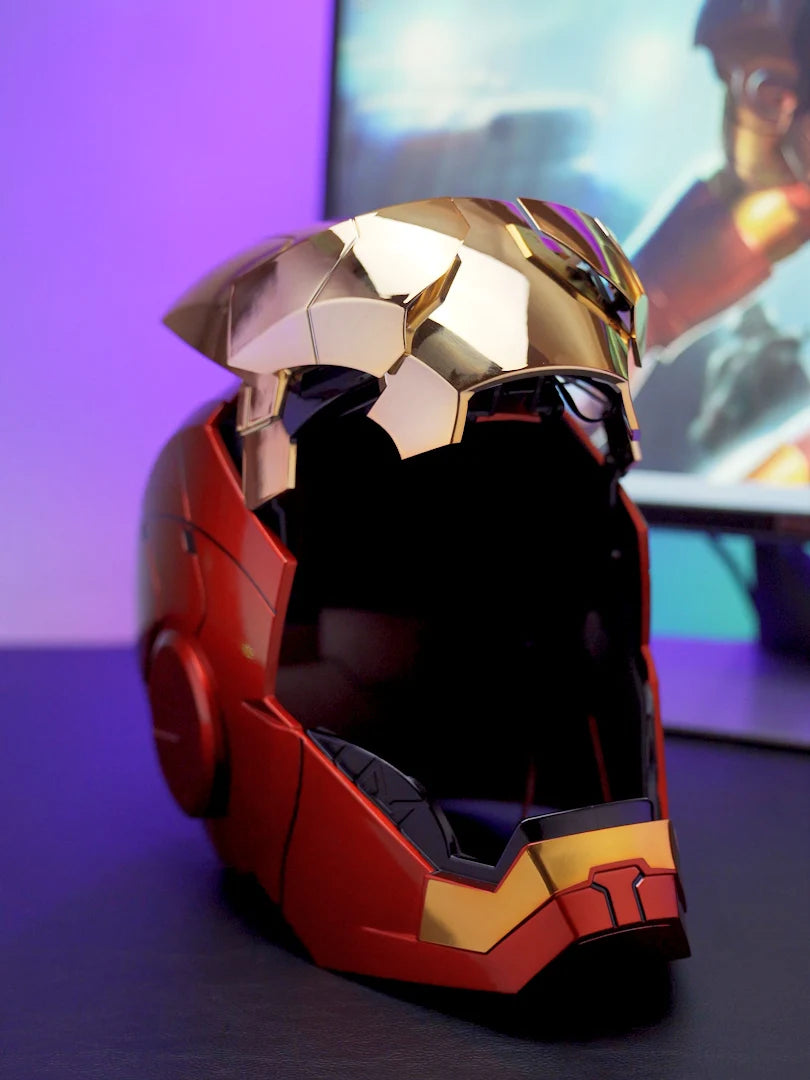 Iron Man Electric Helmet | 1:1 Auto Open & Close Wearable Mask Cosplay Masks & Helmets - The Eezee Shop