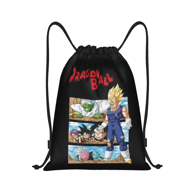Dragon Ball Drawstring Bag | Waterproof Goku & Vegeta Gym Sack Bags - The Eezee Shop