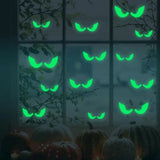 Glow-in-the-Dark Halloween Window Stickers | Eyes, Bats & Ghosts Halloween Decorations - The Eezee Shop