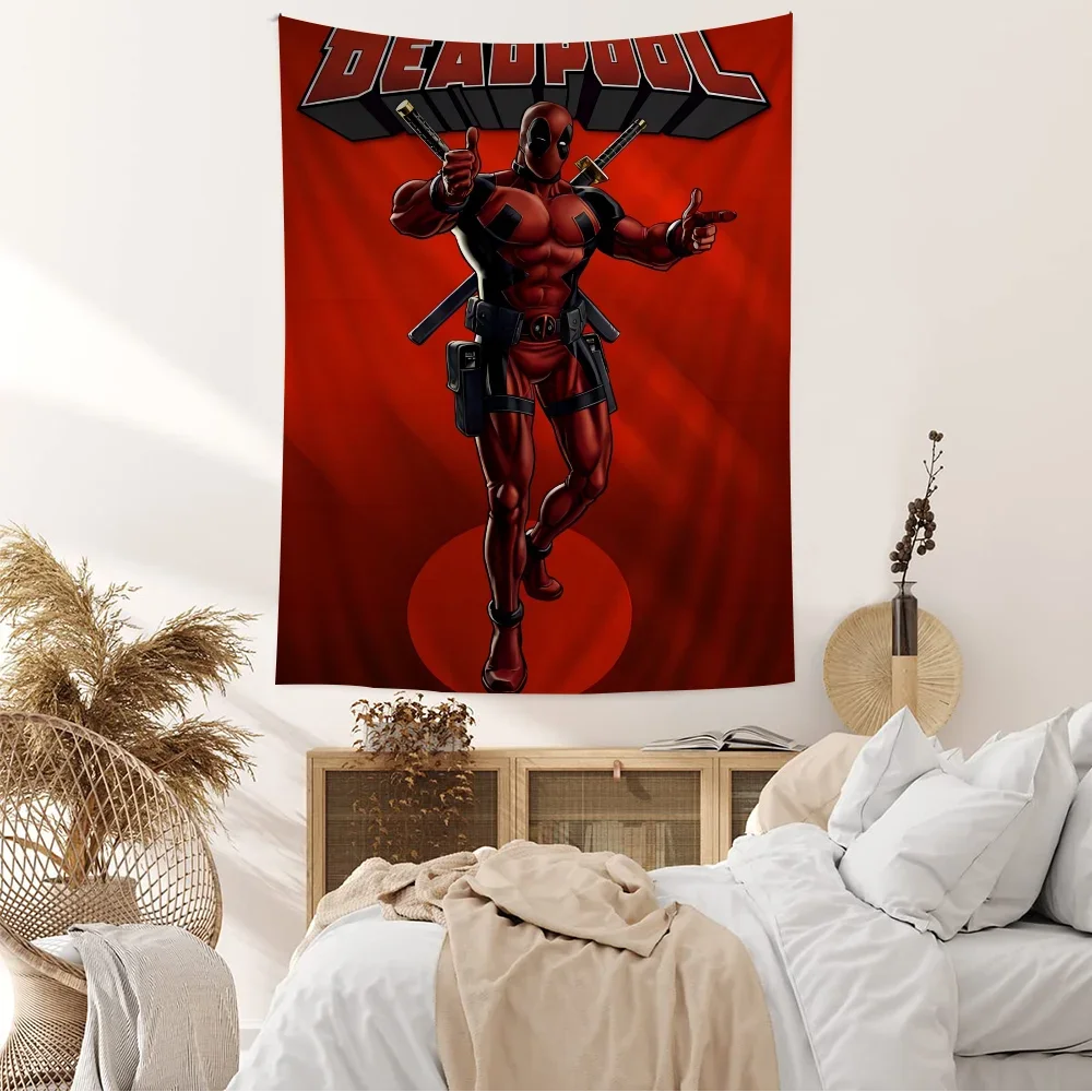 Deadpool Wall Tapestry | Large Hanging Dorm & Room Decor Wall Tapestries - The Eezee Shop