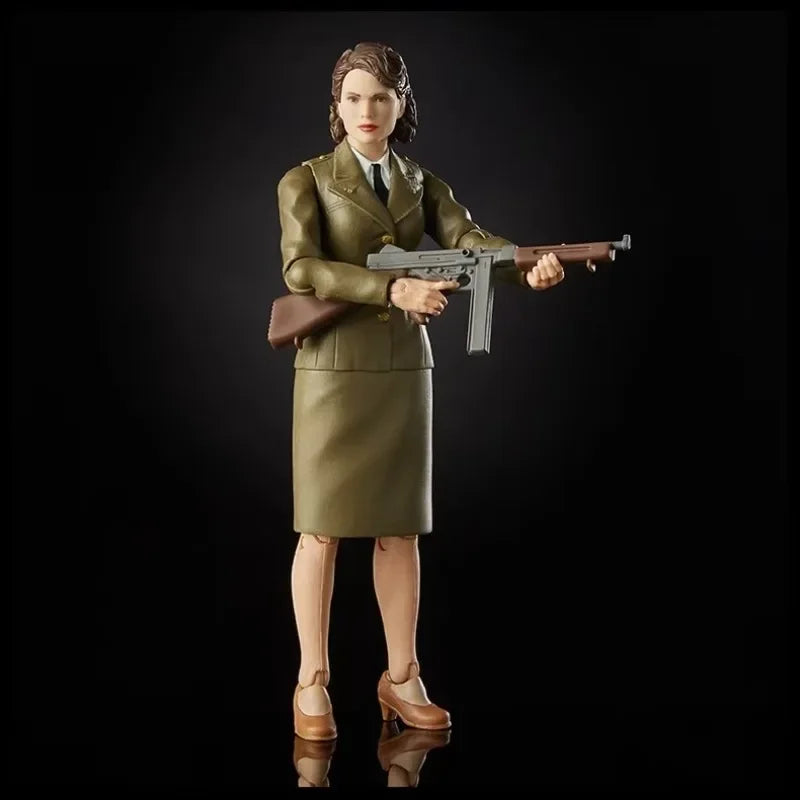Peggy Carter Captain America Action Figure | 6" Collectible Collectible Figures - The Eezee Shop