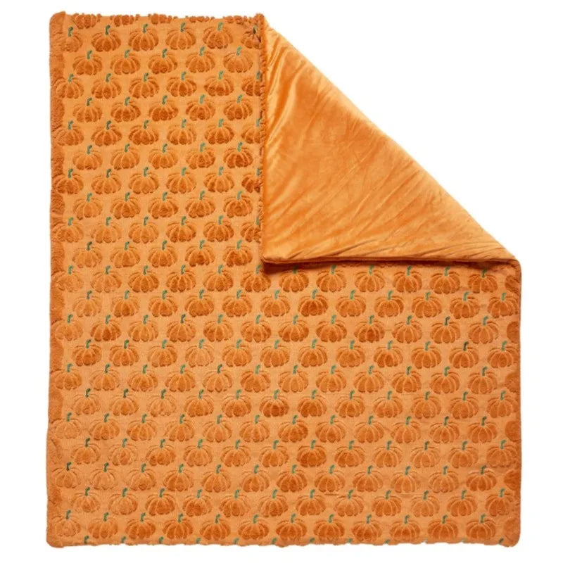 3D Pumpkin Jacquard Flannel Blanket | Halloween Throw Throw Blankets - The Eezee Shop