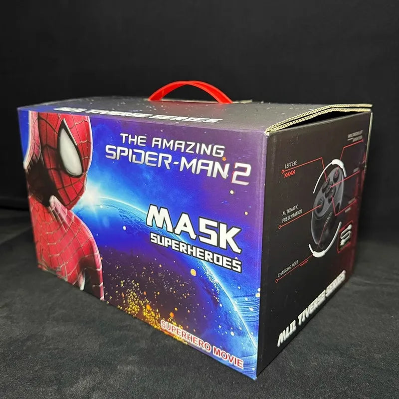 Spider-Man Motorized Eye Mask | Light-Up 1:1 Ring Control Cosplay Masks & Helmets - The Eezee Shop