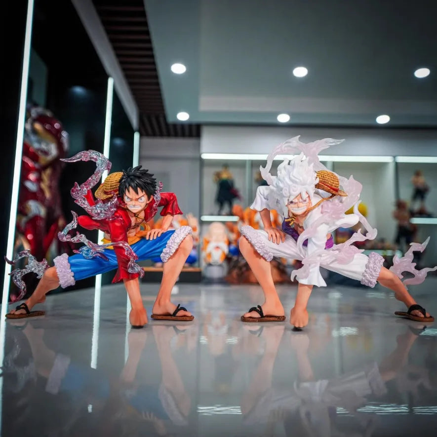 Monkey D. Luffy Statue | One Piece White or Red Display Figure Collectible Figures - The Eezee Shop