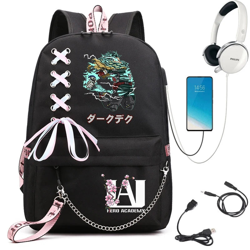 My Hero Academia Student Backpack | Lightweight Anime Daypack Backpacks - The Eezee Shop