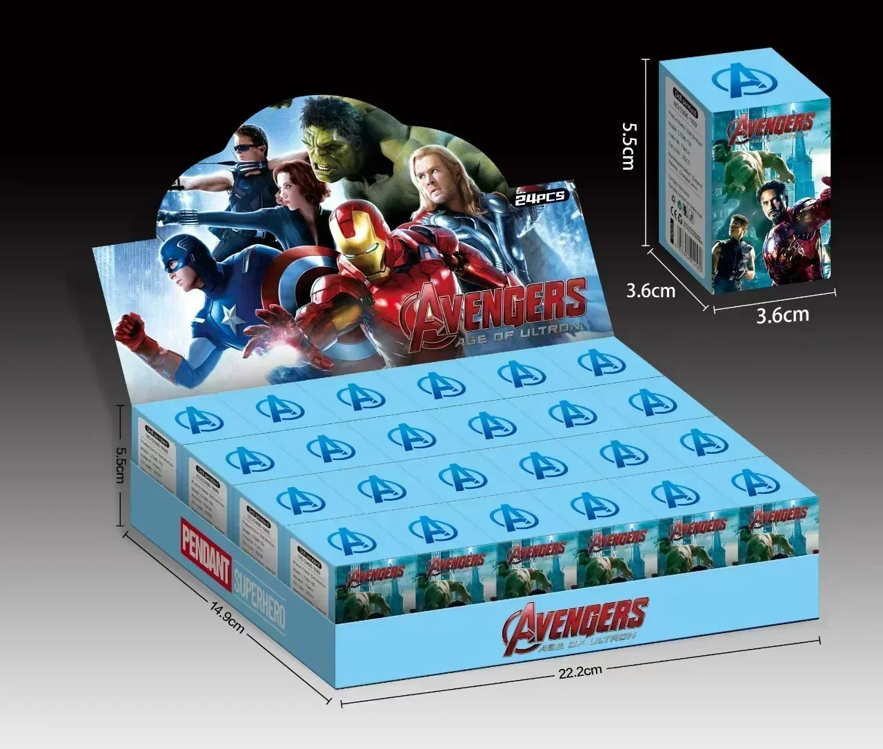 Marvel Mini Figure Keychain Blind Box | Spider-Man & Cap Keychains - The Eezee Shop