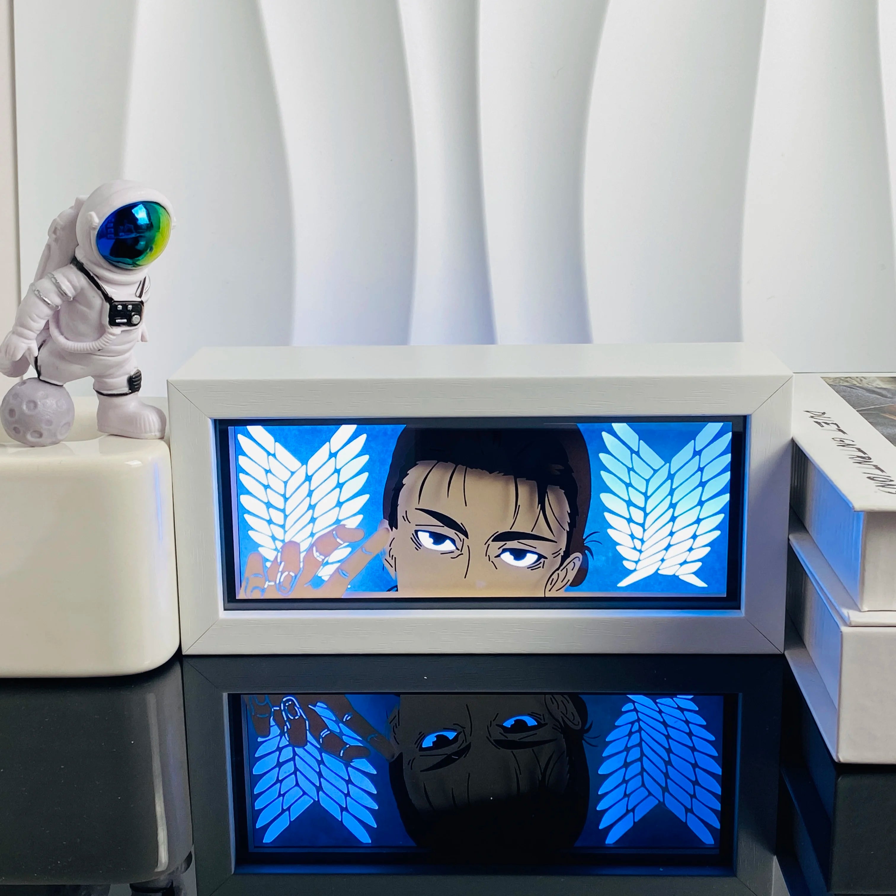 Anime Paper Carved Lamp | 3D LED Color Light Box Lamps & Night Lights - The Eezee Shop
