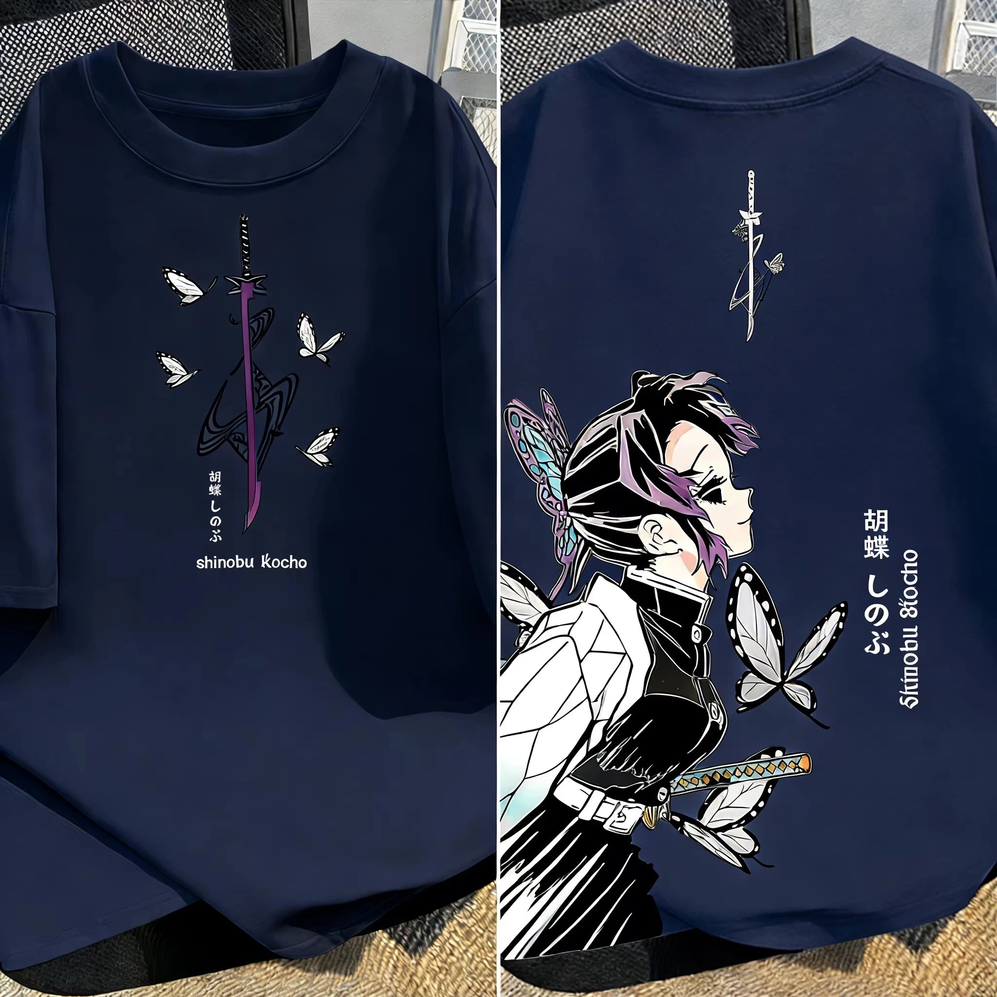 Demon Slayer Printed T-Shirt | Parent-Child Cotton Anime Tee Graphic Tees - The Eezee Shop