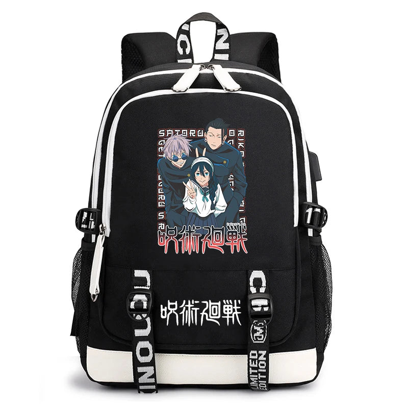 Jujutsu Kaisen Bookbag | Lightweight Casual School Backpack Backpacks - The Eezee Shop