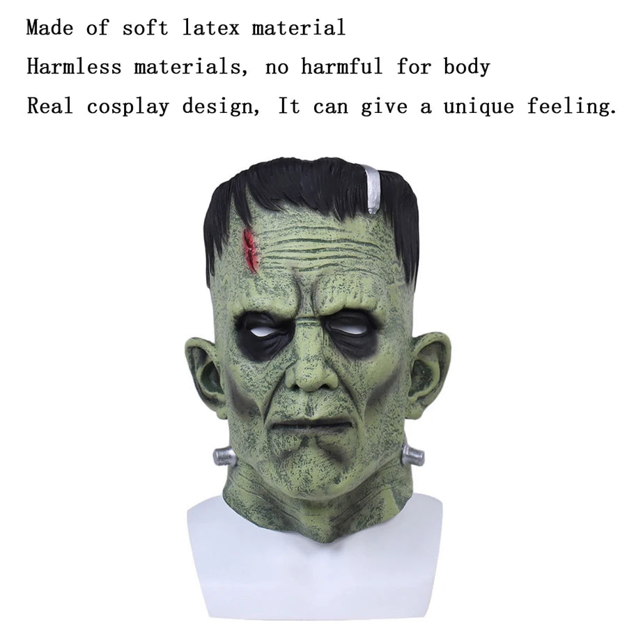 Frankenstein Latex Mask | Monster Halloween Costume Mask Halloween Masks - The Eezee Shop