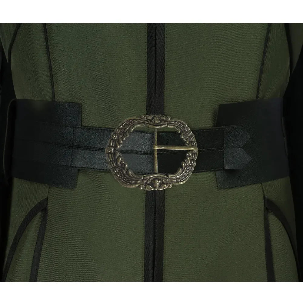 Doctor Doom Cosplay Costume | Green Vest Jumpsuit with Cape Set Cosplay Costumes - The Eezee Shop