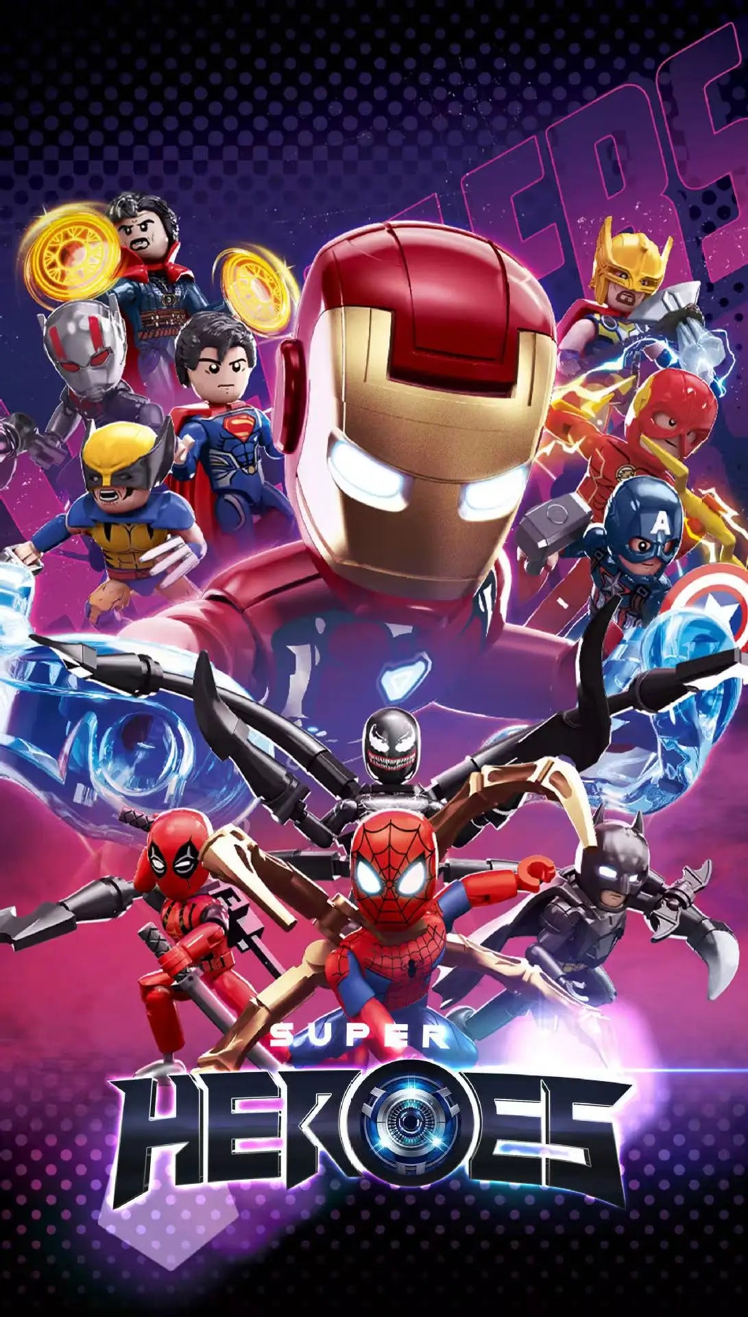 Avengers Pocket Building Block Figures | 12-Piece Mini Set Building Block Sets - The Eezee Shop
