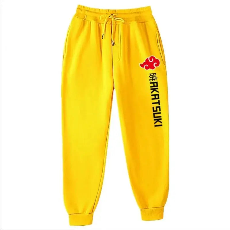 Akatsuki Fleece Jogging Pants | Naruto Hip Hop Sweatpants Joggers & Pants - The Eezee Shop