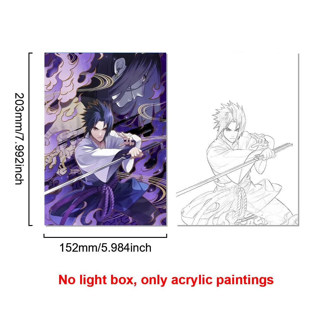 Naruto Light Painting LED Frame | Anime Night Light Wall Decor Lamps & Night Lights - The Eezee Shop
