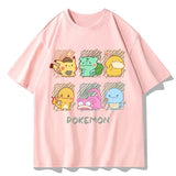 Pokémon Joint Short-sleeved T-shirt for Men and Women Anime Tshirts - The Eezee Shop