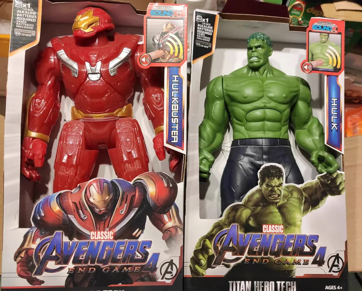 Avengers 30cm Light & Sound Action Figure | Kids Superhero Toy Collectible Figures - The Eezee Shop