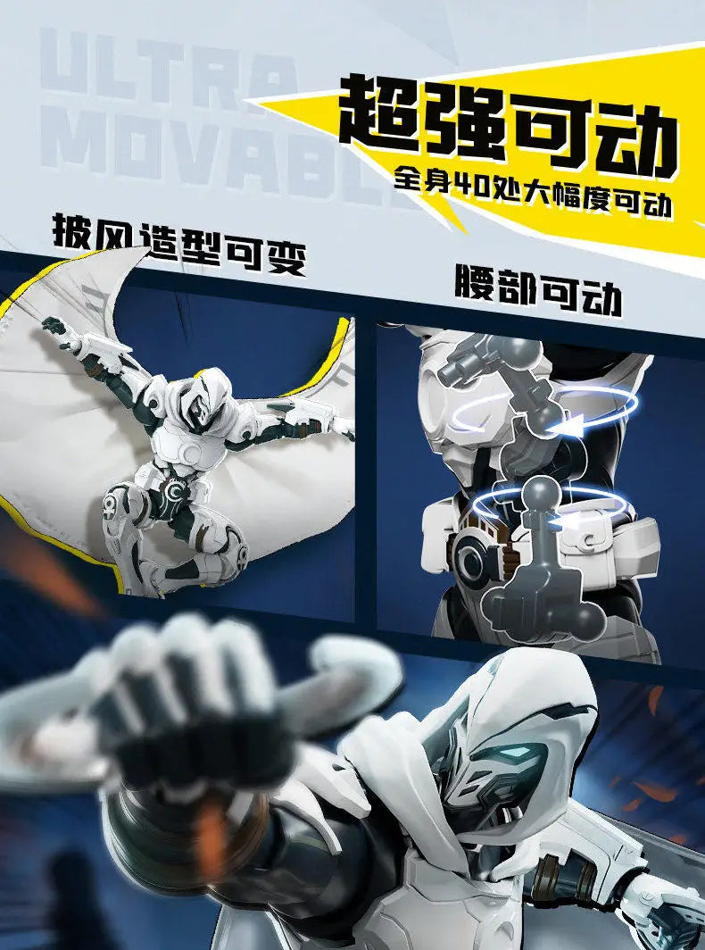 Marvel Rivals Rocket Raccoon & Moon Knight Building Blocks Building Block Sets - The Eezee Shop