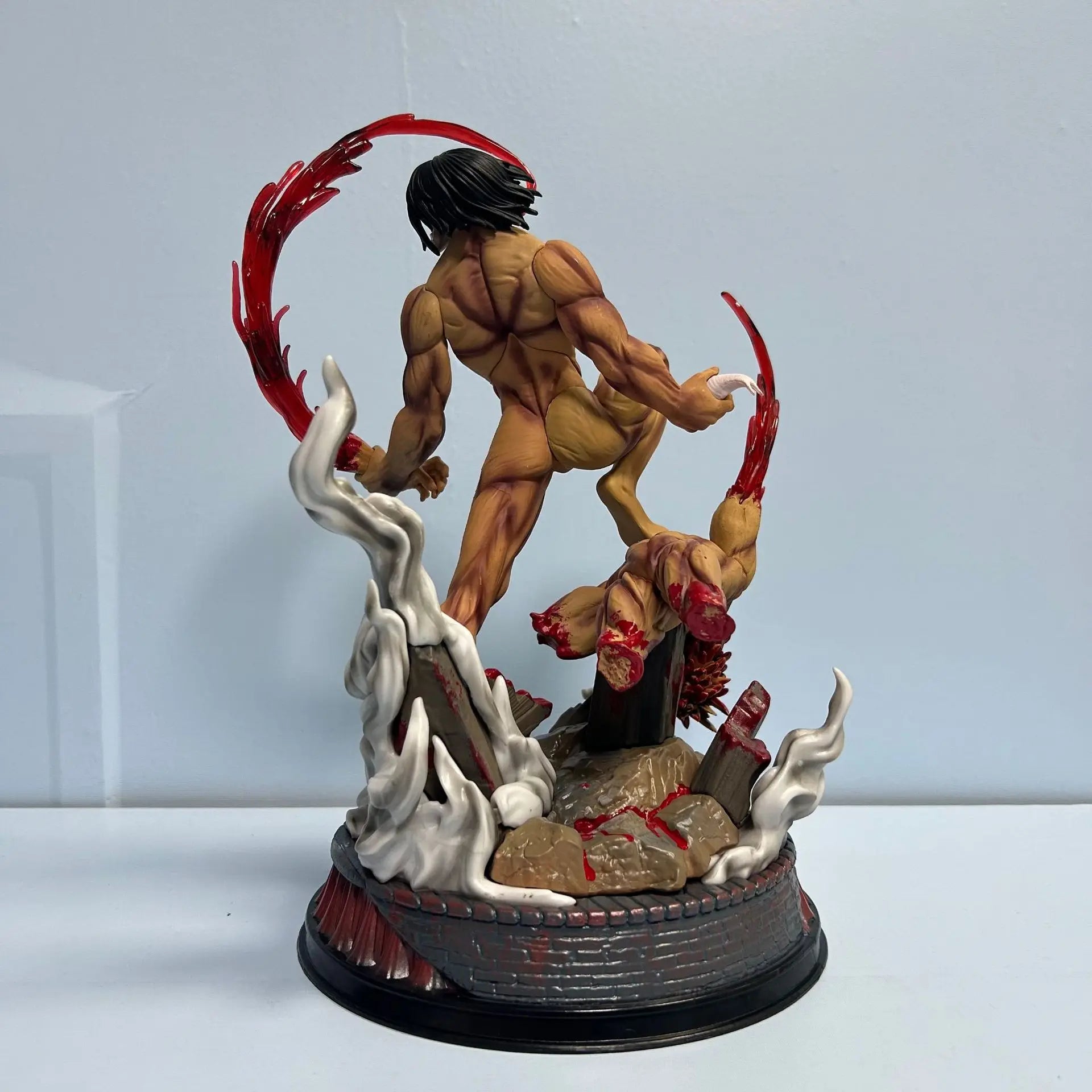 Attack on Titan Eren Titan Figure 29cm Battle Diorama Anime Figure - The Eezee Shop