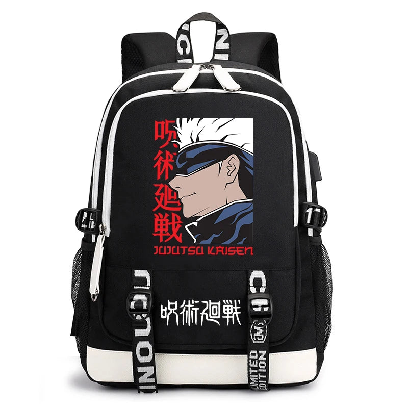Jujutsu Kaisen Bookbag | Lightweight Casual School Backpack Backpacks - The Eezee Shop