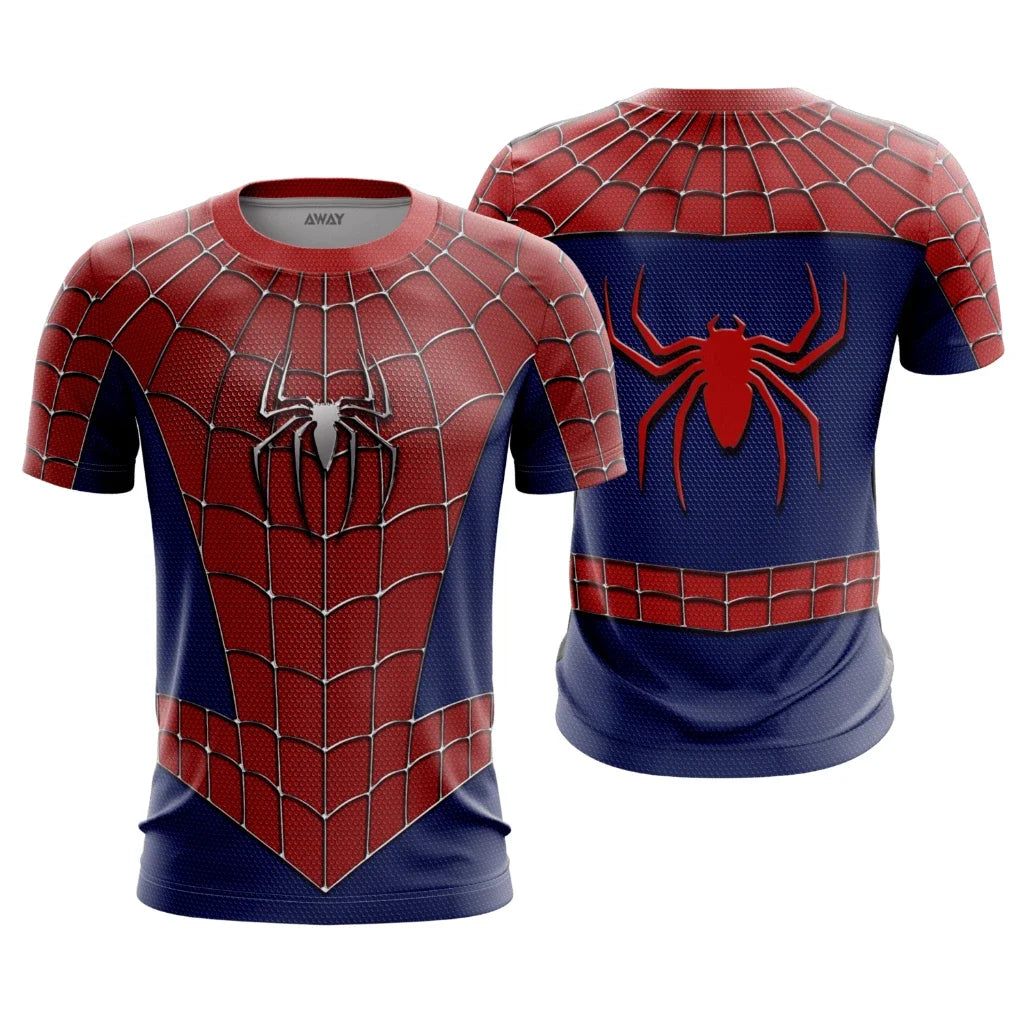 Spider Hero Family Matching Sports Top | Breathable Fitness Tee Gym & Compression Wear - The Eezee Shop