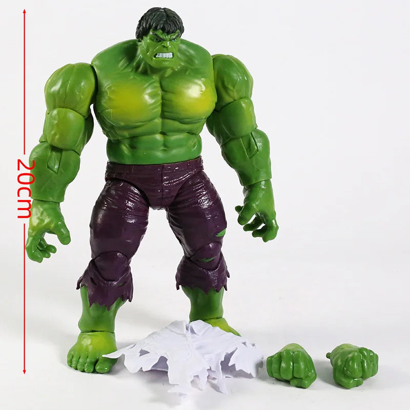 Hulk Retro 8" Action Figure | Movable Marvel Collectible Collectible Figures - The Eezee Shop