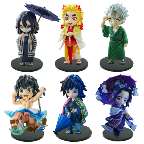 Demon Slayer Plum Rain Figure Kimetsu No Yaiba Anime Action Doll Collectible Statue Anime Figure - The Eezee Shop