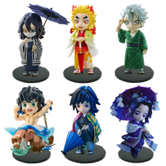 Demon Slayer Plum Rain Figure Kimetsu No Yaiba Anime Action Doll Collectible Statue Anime Figure - The Eezee Shop
