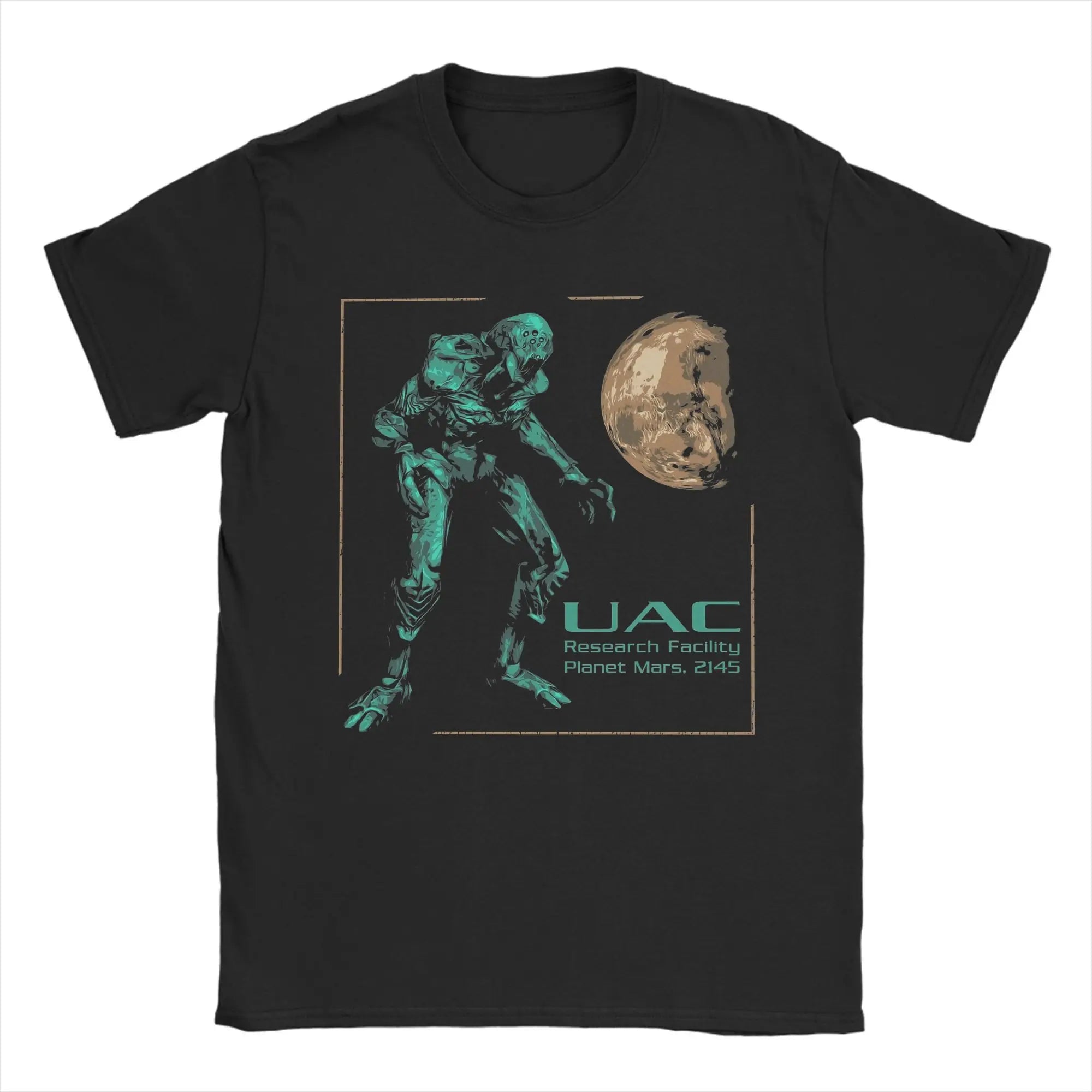 Doom Slayer Dark Ages Gamer T-Shirt | 100% Cotton Graphic Tee Graphic Tees - The Eezee Shop