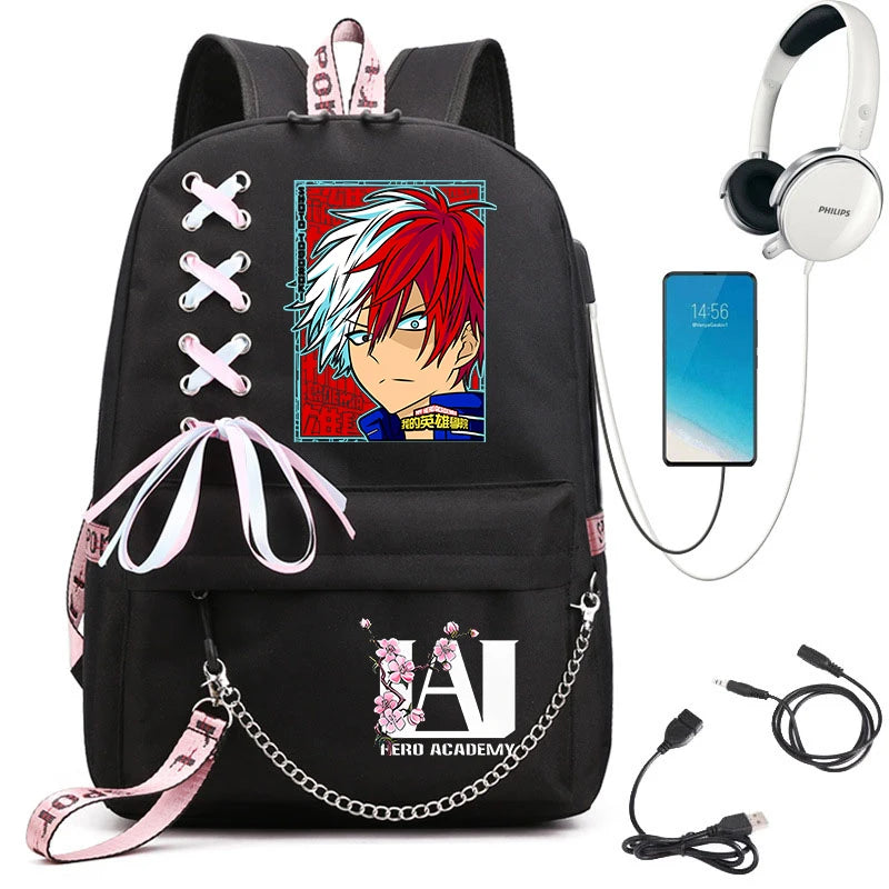 My Hero Academia Student Backpack | Lightweight Anime Daypack Backpacks - The Eezee Shop