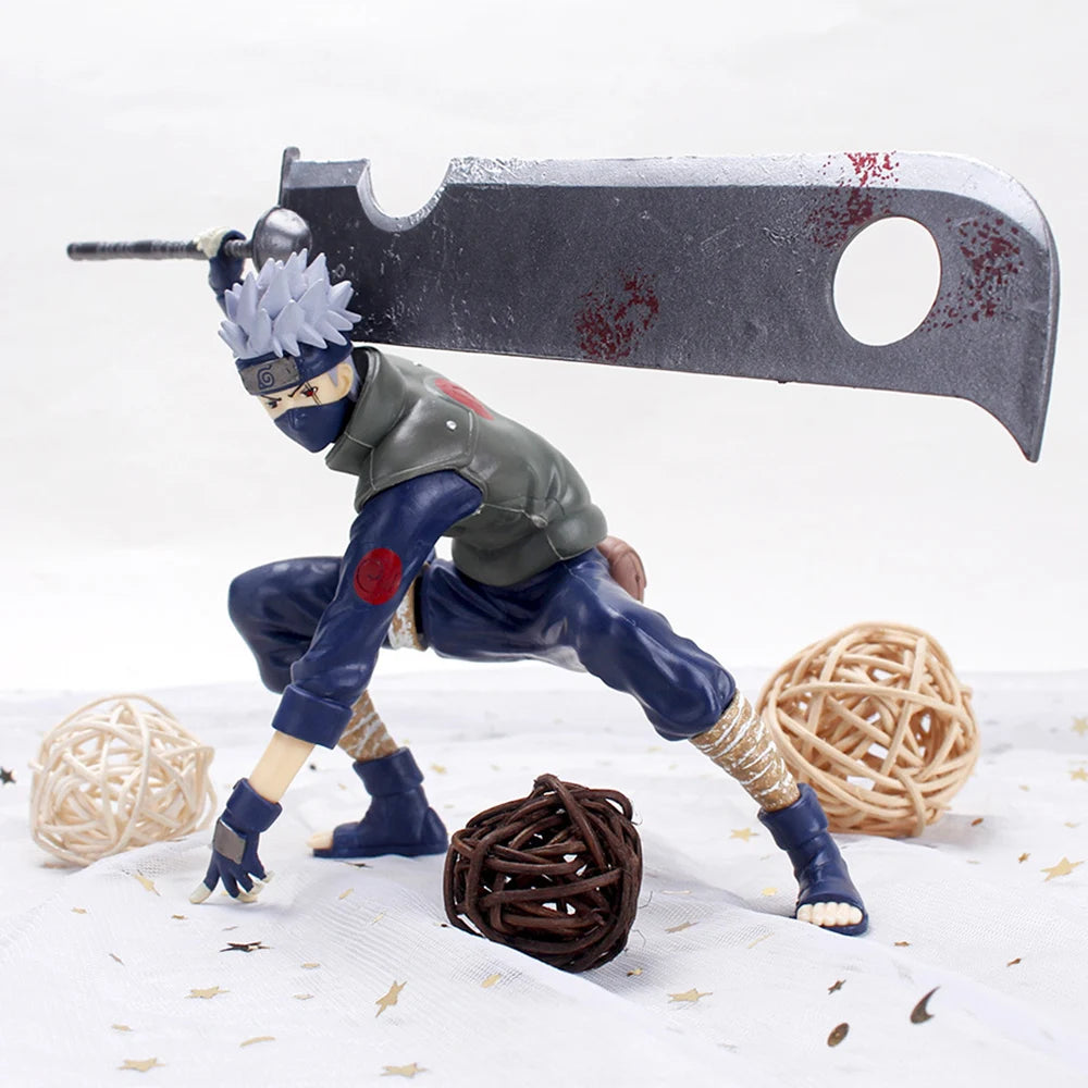 Naruto Shippuden Hatake Kakashi Action Figure Anime Collectible Display Statue Anime Figure - The Eezee Shop
