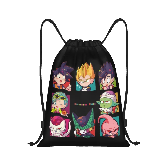 Dragon Ball Drawstring Bag | Waterproof Goku & Vegeta Gym Sack Bags - The Eezee Shop